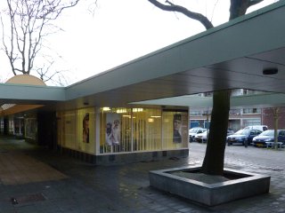 The barbershop in Wageningen (outside view)